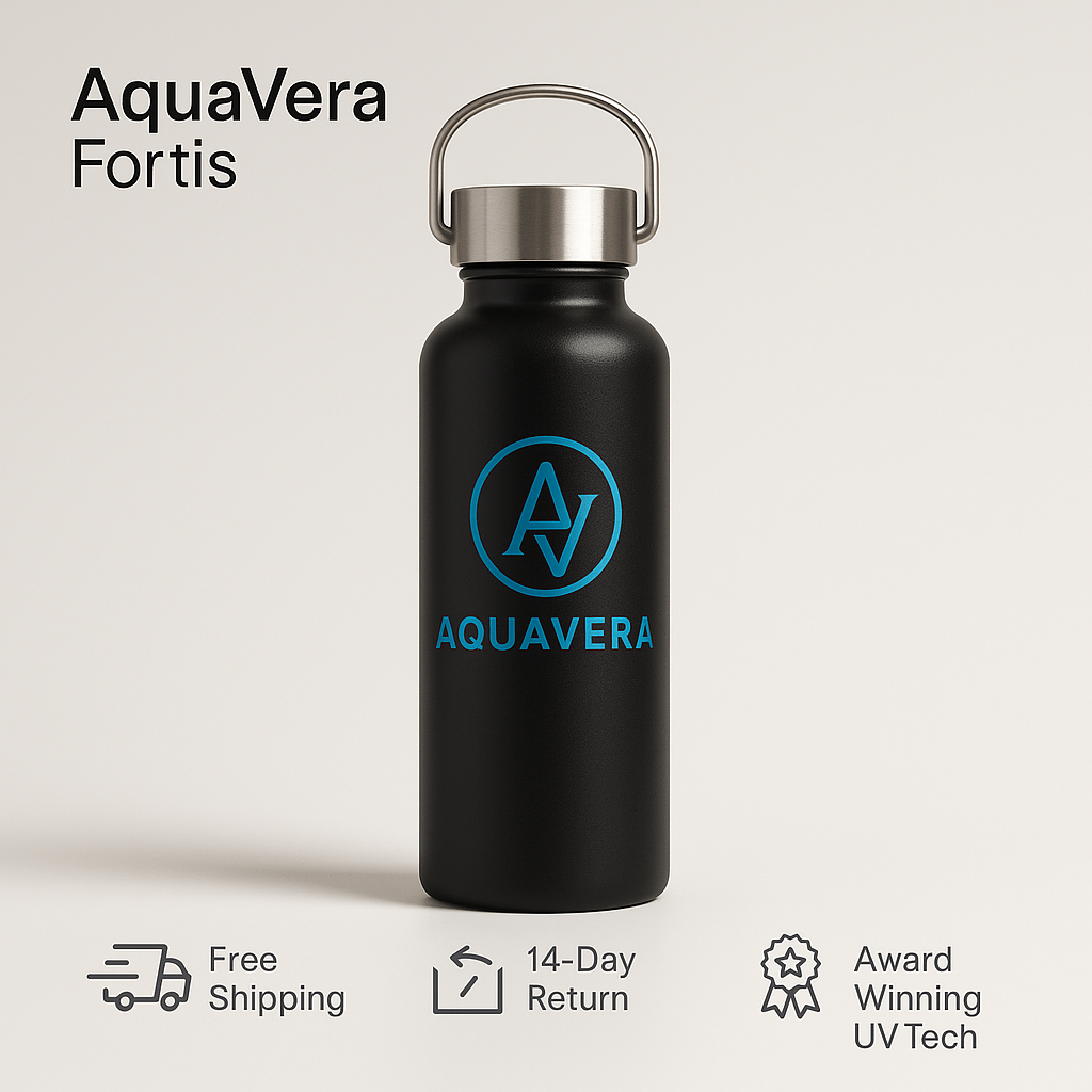 AquaVera Fortis UV Sterilizing Bottle 750ml