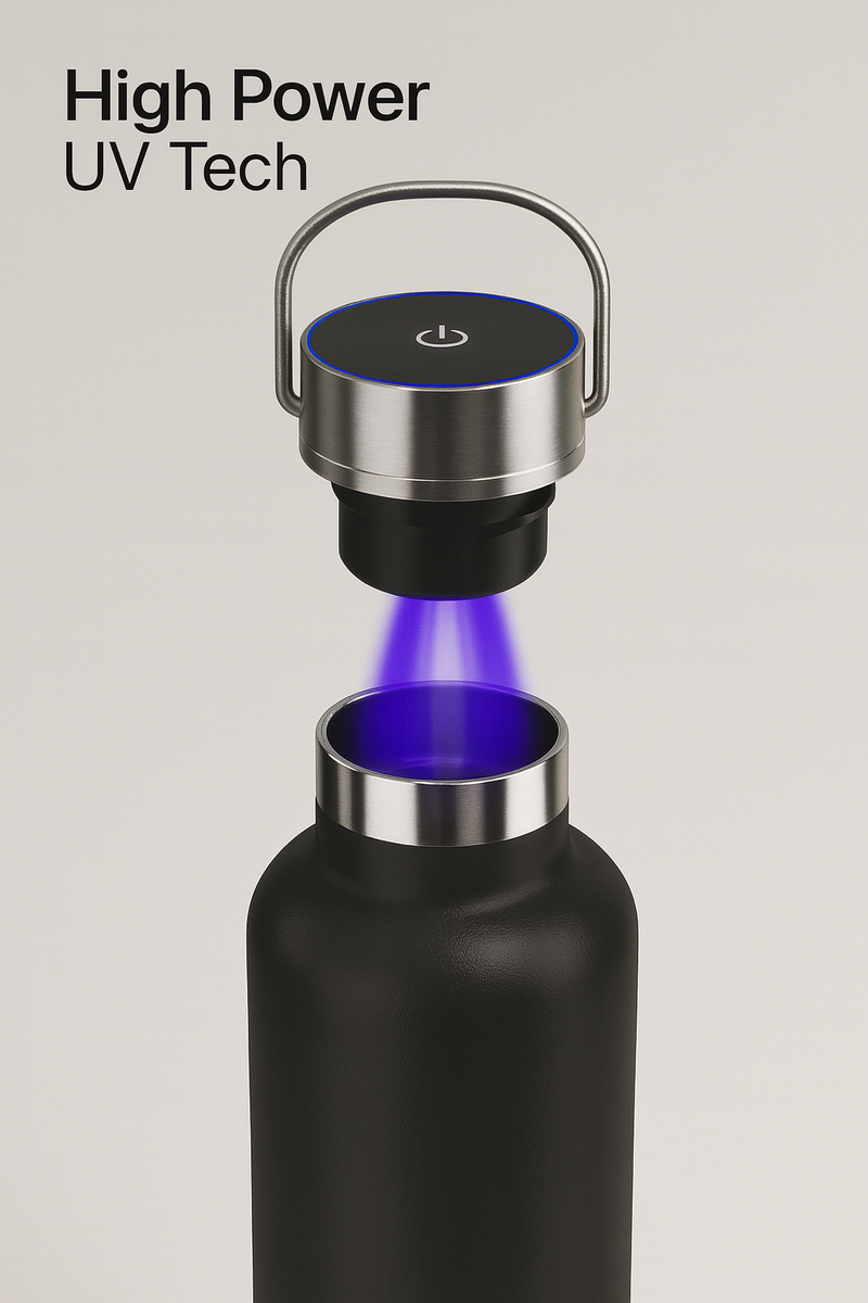 AquaVera Fortis UV Sterilizing Bottle 750ml