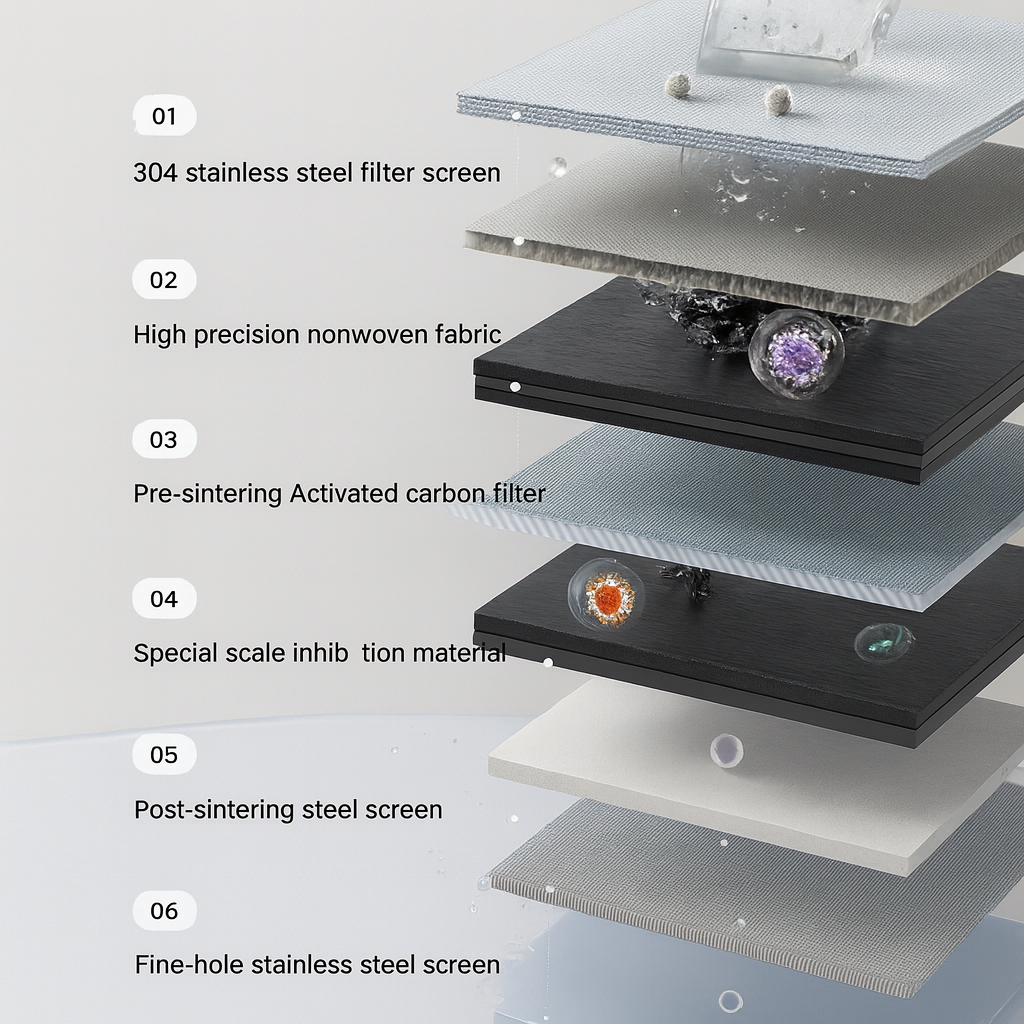AquaVera Quantum8 8-Stage UV Sterilization Filtration Tap